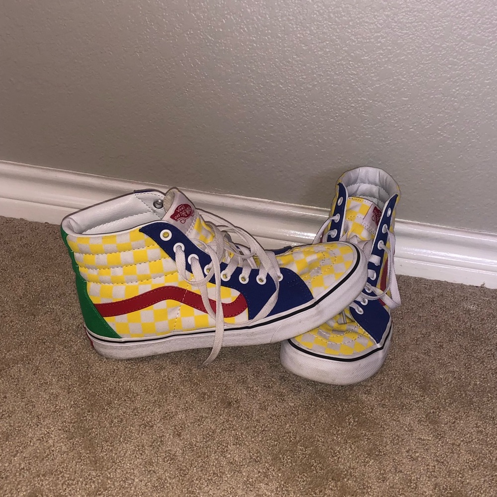 CUSTOM VANS🔥🔥SIZE 9.5!!